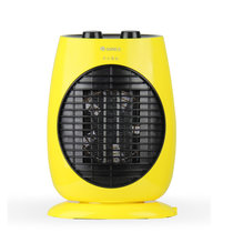 格力电暖器电暖机摇头迷你暖风机小型电暖气家用节能NTFD-18-WG(黄色)