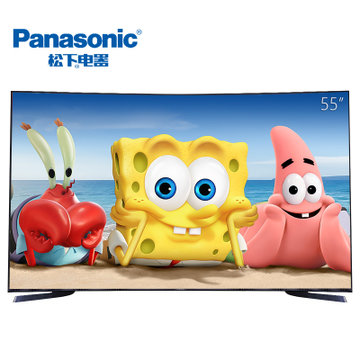 8分万源电器专营店松下(panasonic) th-55dr600c 55英寸4k超高清 曲面
