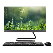 联想(Lenovo)AIO 520C-24 23.8英寸家用商用办公致美一体机台式电脑（RYZEN锐龙R5-4600U 16G 512G SSD固态 WIFI蓝牙 无线键鼠）黑色