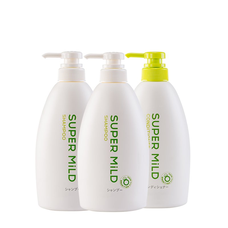 惠润资生堂惠润supermild绿野芳香洗发露600ml2护发素600ml日本进口无