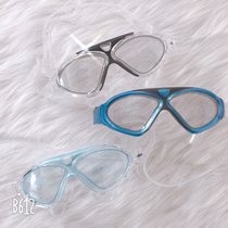 新款泳镜男女通用游泳眼镜高清防雾大框度数儿童防水潜水装备(黑色预售4天发货)