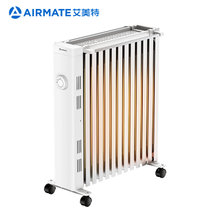 艾美特(Airmate)取暖器 WU13-X5电暖器 油汀 13片加宽折边 2200W大功率 家用电暖气(油汀加热)