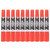 得力S555大双头记号笔(红)(10支/盒)30支装(对公陕交）