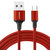 秋叶原（CHOSEAL）安卓数据线手机充电线Micro数据传输线USB充电器电源线 1米 红色 QS6802RT1