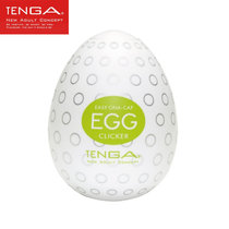 日本TENGA EGG男用飞机杯 便携式飞机胶 情趣鸡蛋 飞机蛋  送润滑剂 男用情趣用品 成人用品(圆形突起 1个)