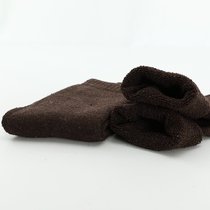 SUNTEK冬季超厚款长袜子男女毛巾袜加厚毛绒保暖特厚加绒中筒袜(1双装（均码）买3双送1双同款 加厚加绒（男）咖啡)