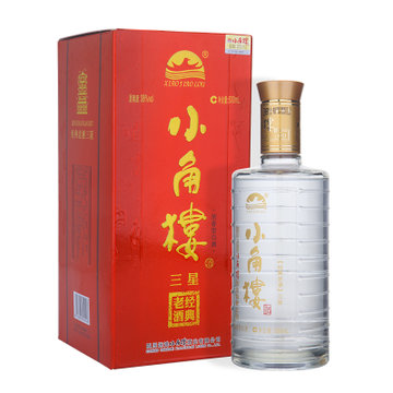 【厂家自营】小角楼经典老酒三星38度500ml浓香型白酒四川白酒巴中