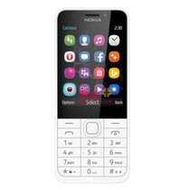 Nokia/诺基亚 230 DS 直板 双卡双待 老人手机 大屏 备用机功能机(白色)
