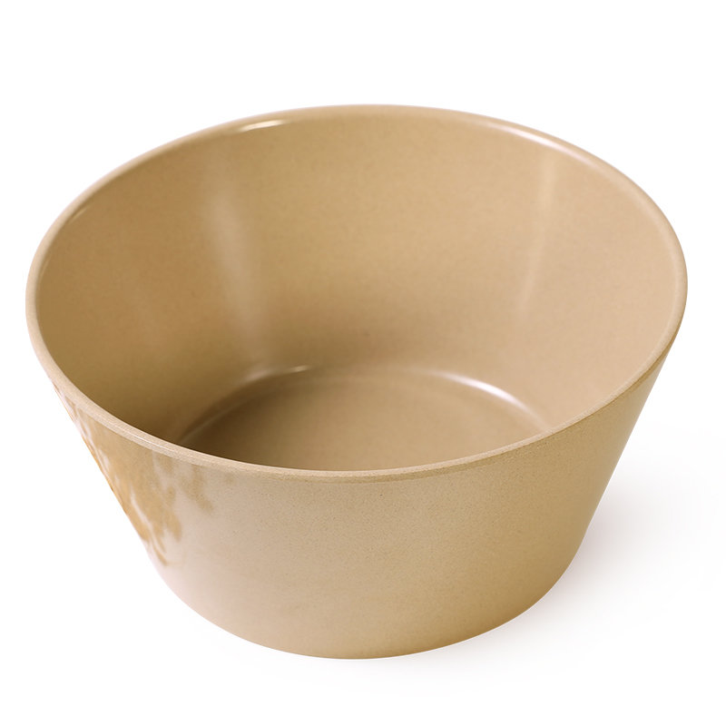 盘碗碟玉米稻壳环保材质环保餐具简约创意碗家用汤碗沙拉碗大圆面碗