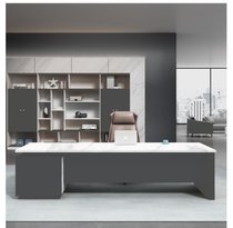 云艳办公桌椅组合办公室总裁老板桌经理主管桌YY-LH042单人桌简约现代办公家具 2.2*0.8m+椅子
