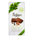 比利时进口 Belgian白丽人 榛子麦芽糖醇牛奶巧克力 100g