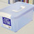 爱丽思IRIS 小号手提式奶瓶透明有盖箱子塑料收纳箱整理储物箱 HKB-5/8(蓝色 8.2L)第3张高清大图