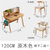 物槿 实木书桌简约带书架日式 B12(原木色1.2米单桌+椅子（默认北欧椅）)
