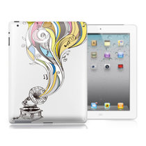 SkinAT古老八音机iPad23G/iPad34G背面保护彩贴