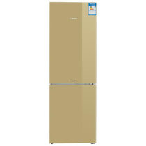 博世(Bosch) KGN33V2QEC 321升定频 风冷无霜 双门冰箱(流沙金) 双循环制冷系统 LED内显