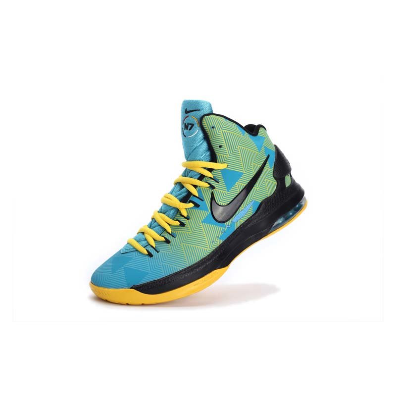 耐克/nike 杜兰特5代 kd5高帮战靴全明星篮球鞋情侣鞋(孔雀蓝黑 43)