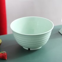 日式拉面碗单个家用创意防摔碗饭碗吃泡面碗北欧餐具大号汤碗面碗(特大号拉面碗【直径17cm*高9cm】北欧绿色)