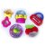 婴儿玩具 彩虹900122 宝宝抓握摇铃创意玩具 5只套装礼盒