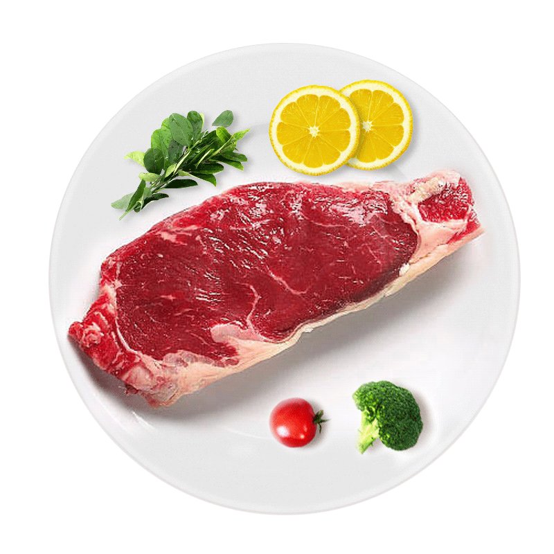 牛肉玺宴国产原肉整切微腌西冷牛排1500g(10片)澳洲进口牛肉 牛排套餐