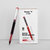 广博（Guangbo）B17006R  直液笔 0.5mm 红色 1支装(黑色)