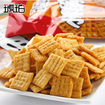 琥珀小米锅巴25g*20包 牛肉味/麻辣味休闲儿童怀旧零食小吃食品办公室零嘴包邮