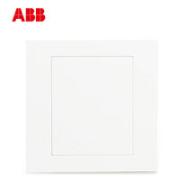 ABB开关插座 一位空白面板 AH504
