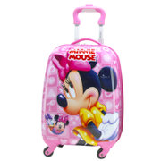 迪士尼 米奇汽车公主儿童ABS旅游行李拉杆箱幼儿学生旅游箱子16寸(米妮)