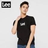 Lee男士短袖T恤 圆领L348423RXK11(黑色 S)