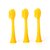 ApiYoo【IUV爆款】艾优皮卡丘原装刷头 3支装 独立塑封包 皮卡丘儿童刷头-清洁型 儿童 电动 清洁