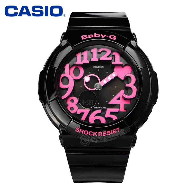 日韩品牌表卡西欧女士手表babyg电子表防水运动女表bga1301b返回商品