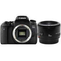 佳能（Canon）EOS 760D 单反相机（EF50/1.8人像定焦镜头 ）(套餐七)