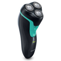 飞利浦（PHILIPS）剃须刀 电动 刮胡刀 胡须刀 全身水洗 三刀头 干湿双剃 FT658黑色和洁净蓝
