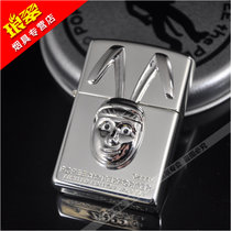 原装打火机zippo正版02年镀银限量烟缸套装惊喜系列花花公子B贴章