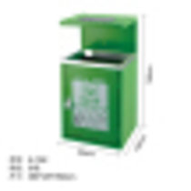 户外不锈钢三分类四分类垃圾桶物业室外脚踏分类垃圾桶环保果皮箱绿色
