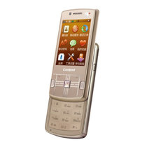 酷派（Coolpad）F618 移动3G GSM 单卡 滑盖 时尚手机（金）