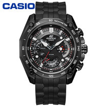 卡西欧casio男士手表 时尚运动腕表石英防水钢带男表(EF-550PB-1A)