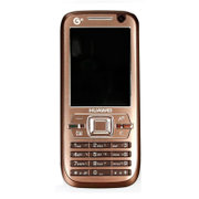 华为（HUAWEI）T5211 移动3G GSM 单卡 蓝牙直板手机（咖啡金）