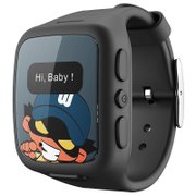 卫小宝W268儿童智能手表电话手表gps定位手环小孩防丢失双向通话(蕉糖黑)