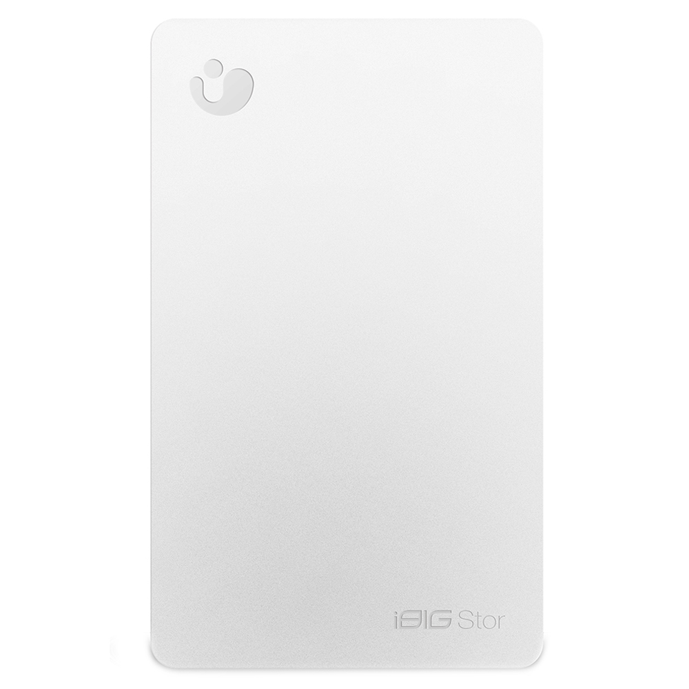 艾比格特(iBIG Stor) IBSL6291 2.5英寸 1TB 智能移动硬盘 纯白色