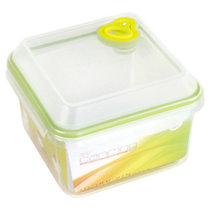 甜厨（TenCook） 一体式抽真空保鲜盒 饭盒 便当盒正方形TCVSB01041  1.5L