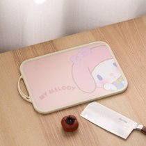 可爱卡通家用水果砧板厨房案板塑料切菜板学生宿舍面板可挂式刀板(32.5x23x1cm 美乐蒂)