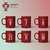 葡萄牙国家队官方商品 | 陶瓷马克杯 C罗B费球衣印号款纪念水杯子(C罗（7号印号）)