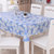 桌布防水PVC防烫防油免洗餐桌桌布圆桌台布长方形茶几布(格子 尺寸106*152CM)