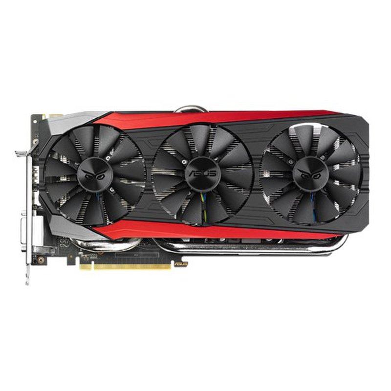 gaming显卡图片】华硕(asus)猛禽strix-gtx980ti-dc3oc-6gd5-gaming