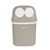 迷你桌面垃圾桶家用客厅创意车载小垃圾桶带盖纸篓办公简约收纳桶(青蛙款 灰色【桌面垃圾桶】)