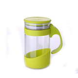 享悦系列无铅健康饮茶玻璃杯0.45L(新草绿)