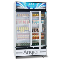 安淇尔(anqier)LC-580 拉门冷藏保鲜柜 饮料啤酒展柜 陈列展示柜 冷柜 双拉门冷藏柜 白色