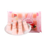 零食村草莓味优酪果冻384g/袋