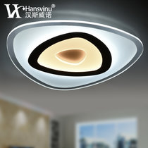 汉斯威诺现代简约吸顶幻视亚克力客厅LED温馨卧室高薄透光餐厅幻视之光灯饰具HS102108(60cm39W分段 其他)