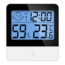 志高室内温度计家用背光简约婴儿房电子数显温湿度计温度表 ZG-8033S 国美超市甄选